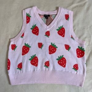 Art Class Strawberry Sweater - size XL